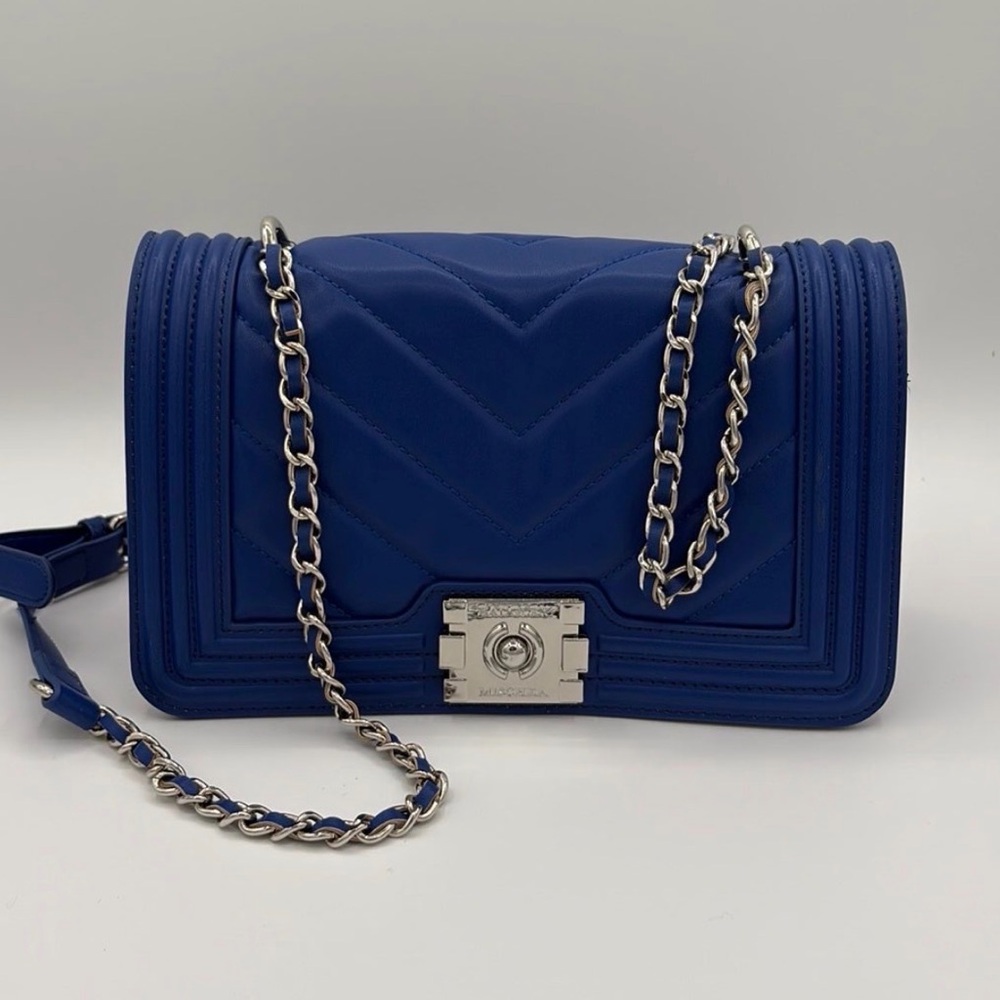 Badgley Mischka Royal Blue Crossbody Bag